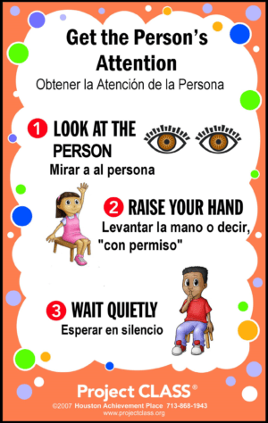 Get the Person's Attention Lesson